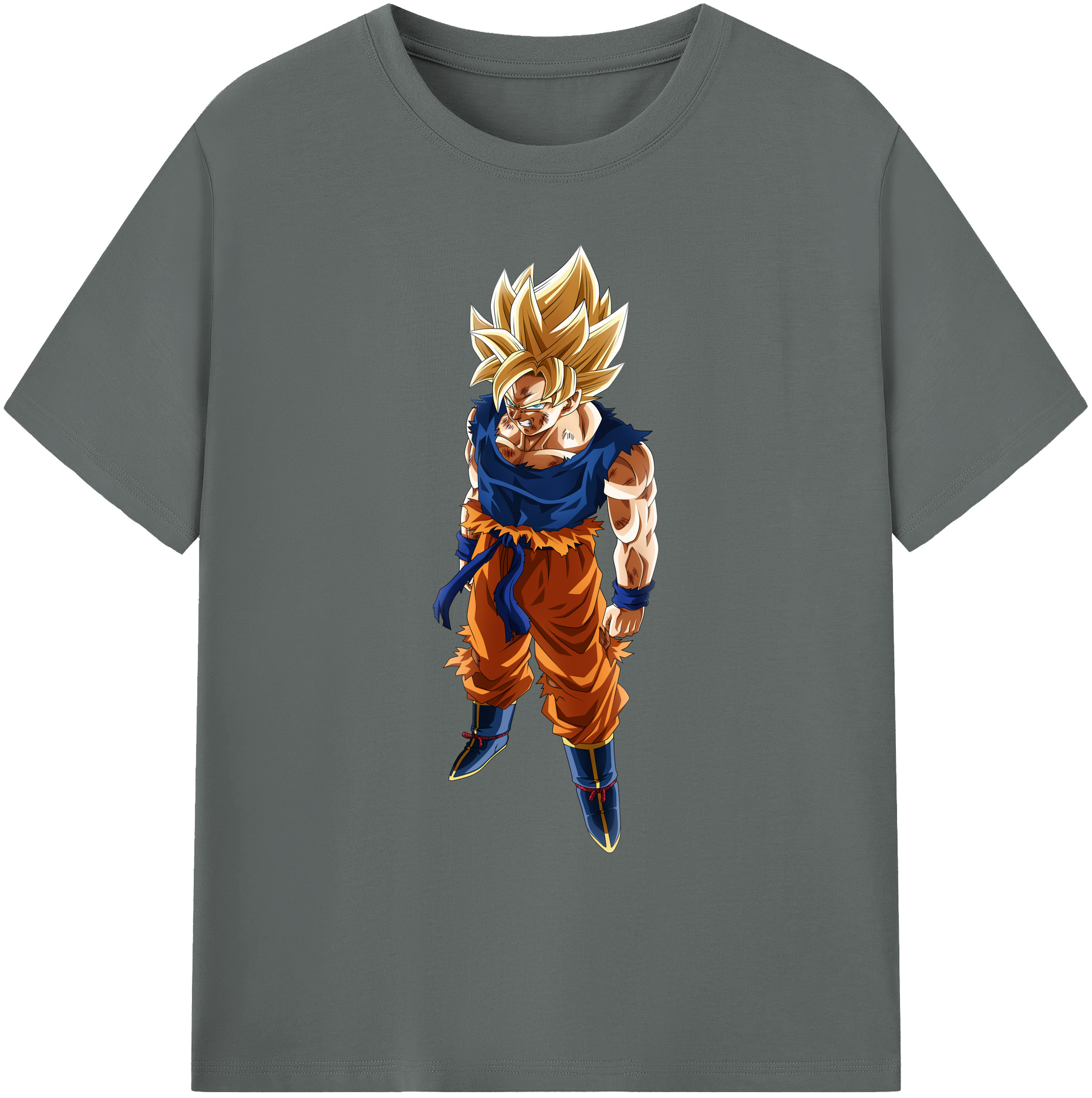 （画像用） ドラゴンボール 孫悟空（そん ごくう）Son Goku カカロット DRAGON BALL Kakarotto 綿100％ メンズ半袖Tシャツ｜肌触りやわらか＆通気性